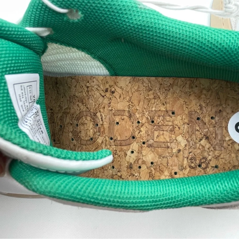 White & Green Women’s Casual Sneakers